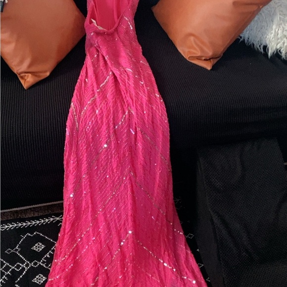 Scala Fuchsia Sequin Dress - Picture 3 of 8